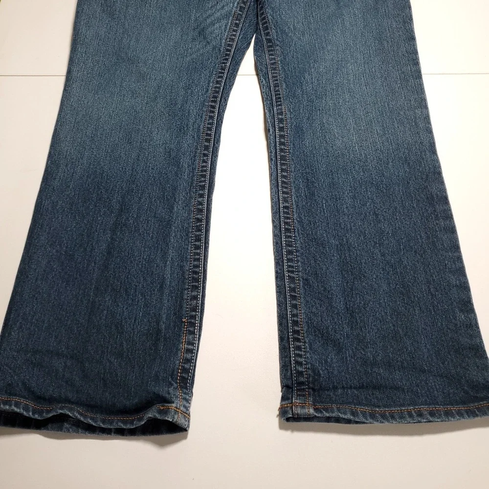 Ariat Rebar M4 Relaxed Boot Jeans Mens 36x30/28 Blue Workwear Denim - Picture 4 of 7